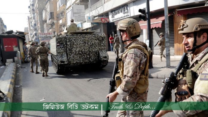 লেবাননে হিজবুল্লাহ'র বিক্ষোভে গুলি : সেনা অভিযানে আটক ৯