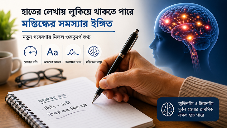 হাতের লেখাই জানিয়ে দিচ্ছে মস্তিষ্কের সমস্যার ইঙ্গিত?